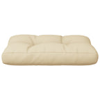 Cuscino per Pallet Beige 50x40x12 cm in Tessuto