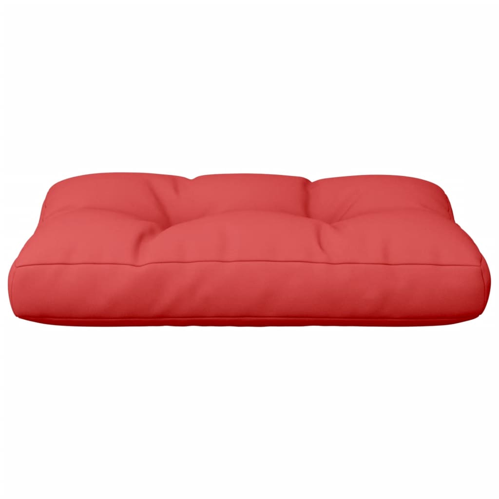 Cuscino per Pallet Rosso 50x40x12 cm in Tessuto