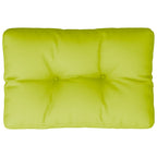 Cuscino per Pallet Verde Brillante 50x40x12 cm in Tessuto