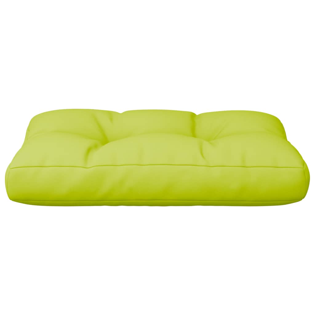 Cuscino per Pallet Verde Brillante 50x40x12 cm in Tessuto
