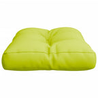 Cuscino per Pallet Verde Brillante 50x40x12 cm in Tessuto
