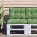 Cuscino per Pallet con Motivo a Foglie 50x40x12 cm in Tessuto