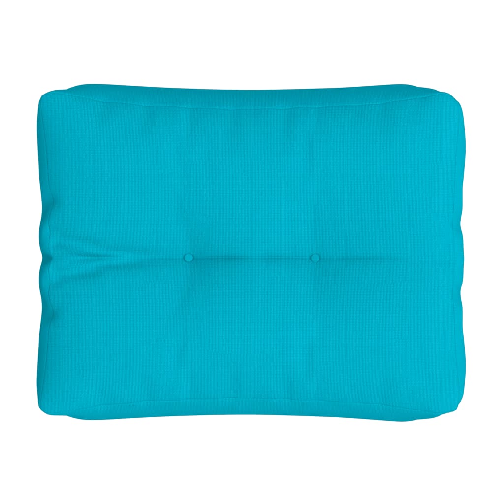 Cuscino per Pallet Turchese 50x40x12 cm Tessuto