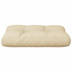 Cuscino per Pallet Beige 60x40x12 cm in Tessuto
