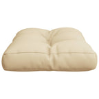 Cuscino per Pallet Beige 60x40x12 cm in Tessuto