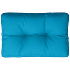 Cuscino per Pallet Blu Chiaro 60x40x12 cm in Tessuto