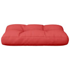Cuscino per Pallet Rosso 60x40x12 cm in Tessuto