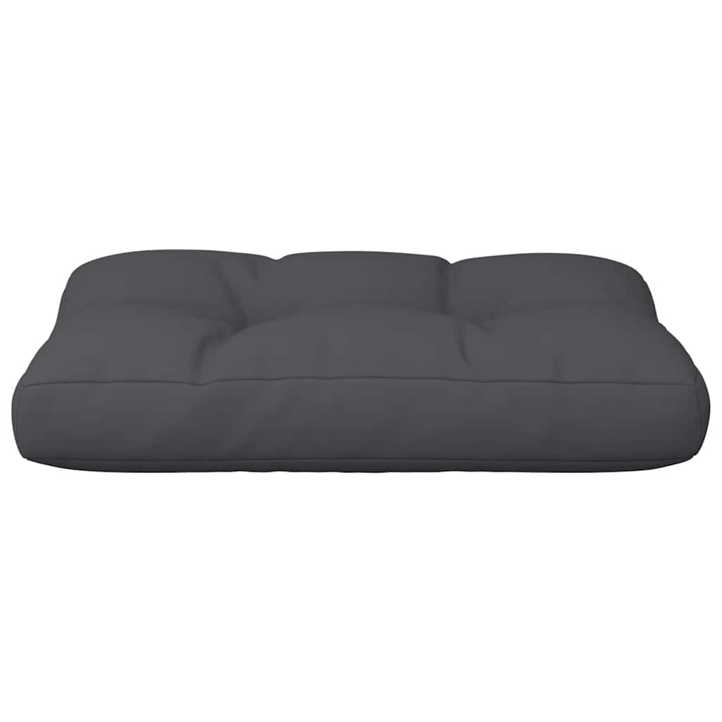 Cuscino per Pallet Nero 60x40x12 cm in Tessuto