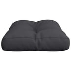 Cuscino per Pallet Nero 60x40x12 cm in Tessuto