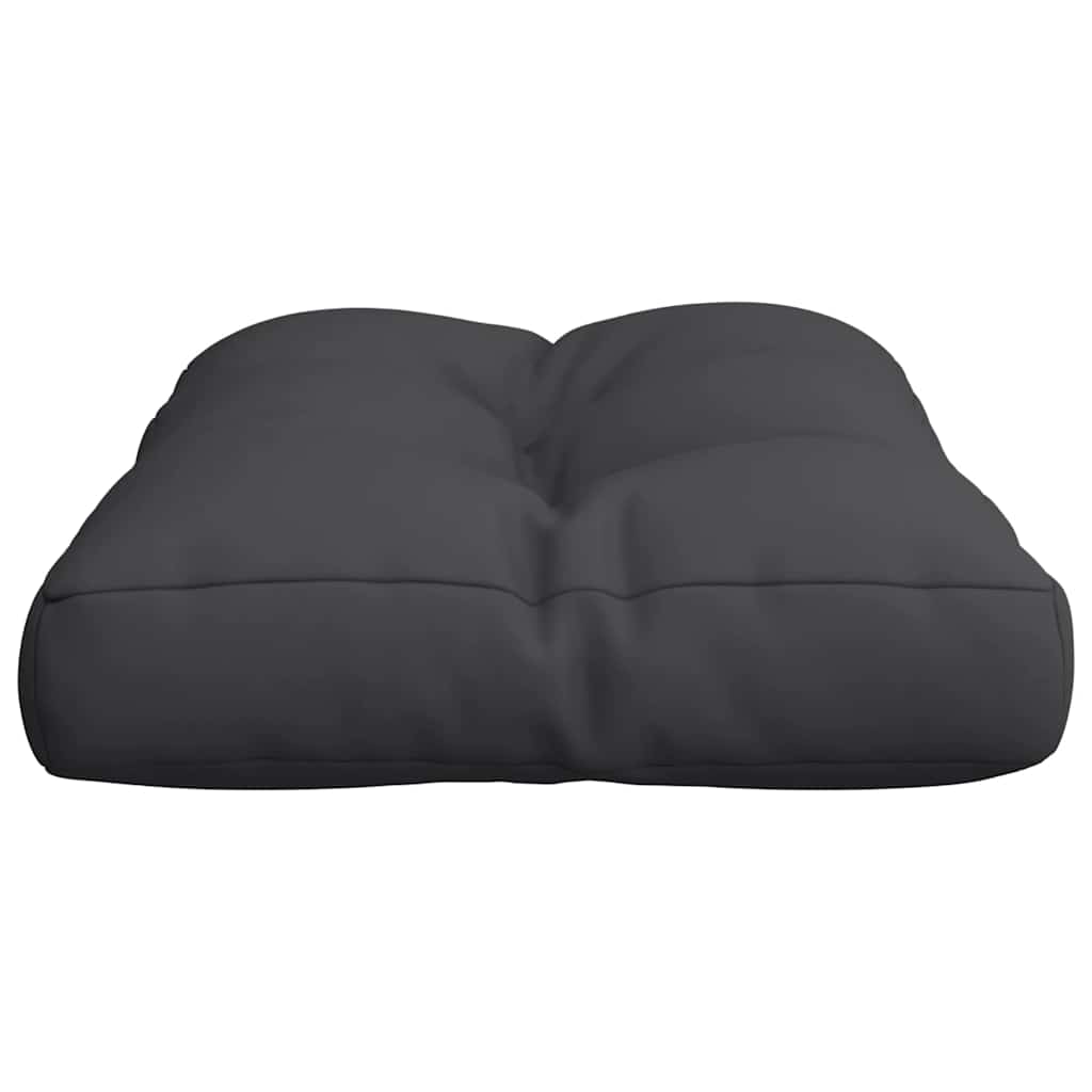 Cuscino per Pallet Nero 60x40x12 cm in Tessuto