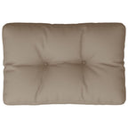 Cuscino per Pallet Tortora 60x40x12 cm in Tessuto
