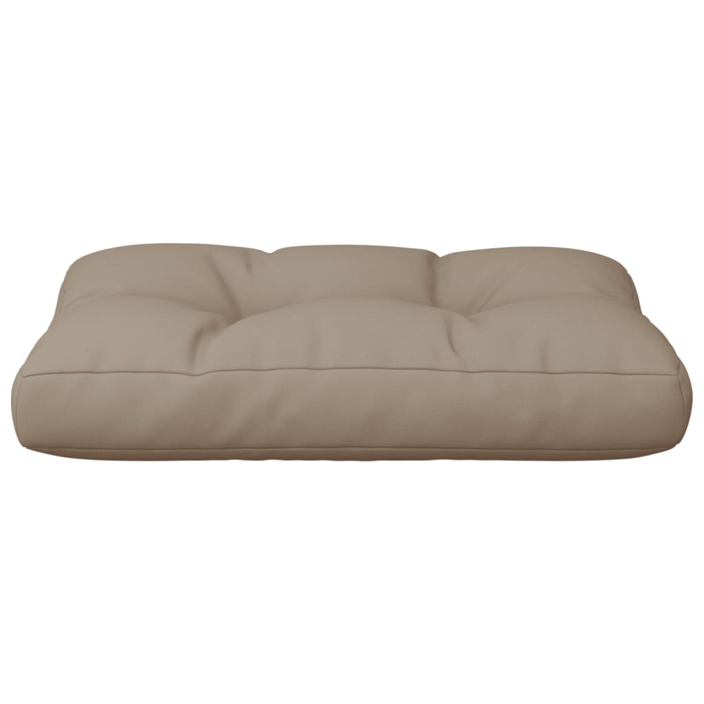 Cuscino per Pallet Tortora 60x40x12 cm in Tessuto