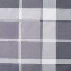 Cuscino per Pallet a Quadri Grigi 60x40x12 cm in Tessuto
