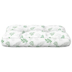 Cuscino per Pallet con Motivo a Foglie 60x40x12 cm in Tessuto