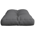 Cuscino per Pallet Antracite 70x40x12 cm in Tessuto