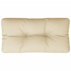 Cuscino per Pallet Beige 70x40x12 cm in Tessuto