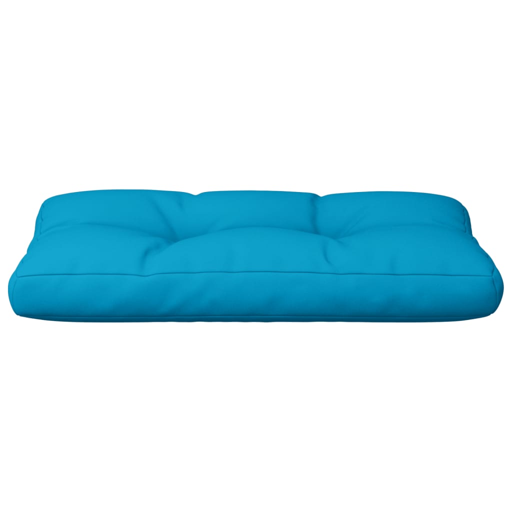 Cuscino per Pallet Blu Chiaro 70x40x12 cm in Tessuto