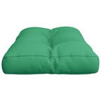 Cuscino per Pallet Verde 70x40x12 cm in Tessuto