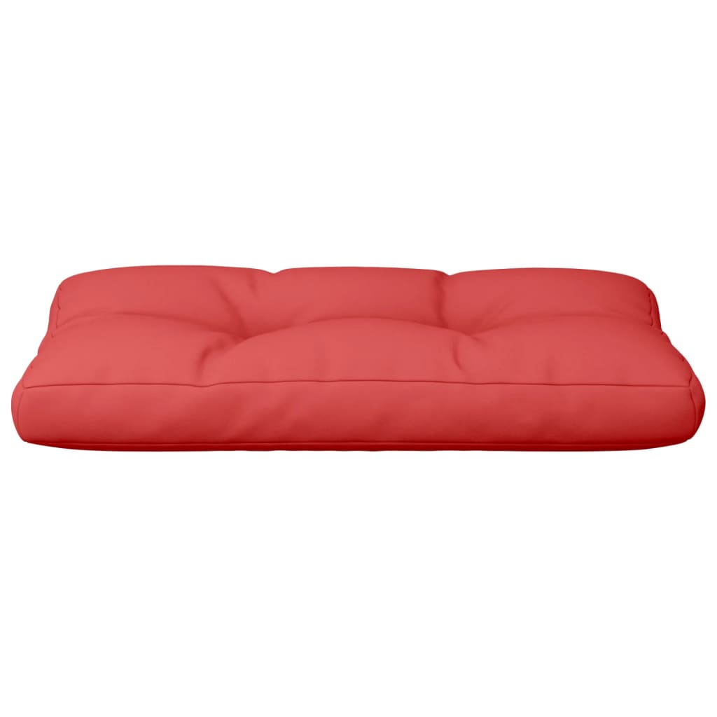 Cuscino per Pallet Rosso 70x40x12 cm in Tessuto