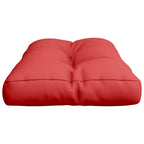 Cuscino per Pallet Rosso 70x40x12 cm in Tessuto