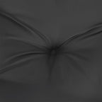 Cuscino per Pallet Nero 70x40x12 cm in Tessuto
