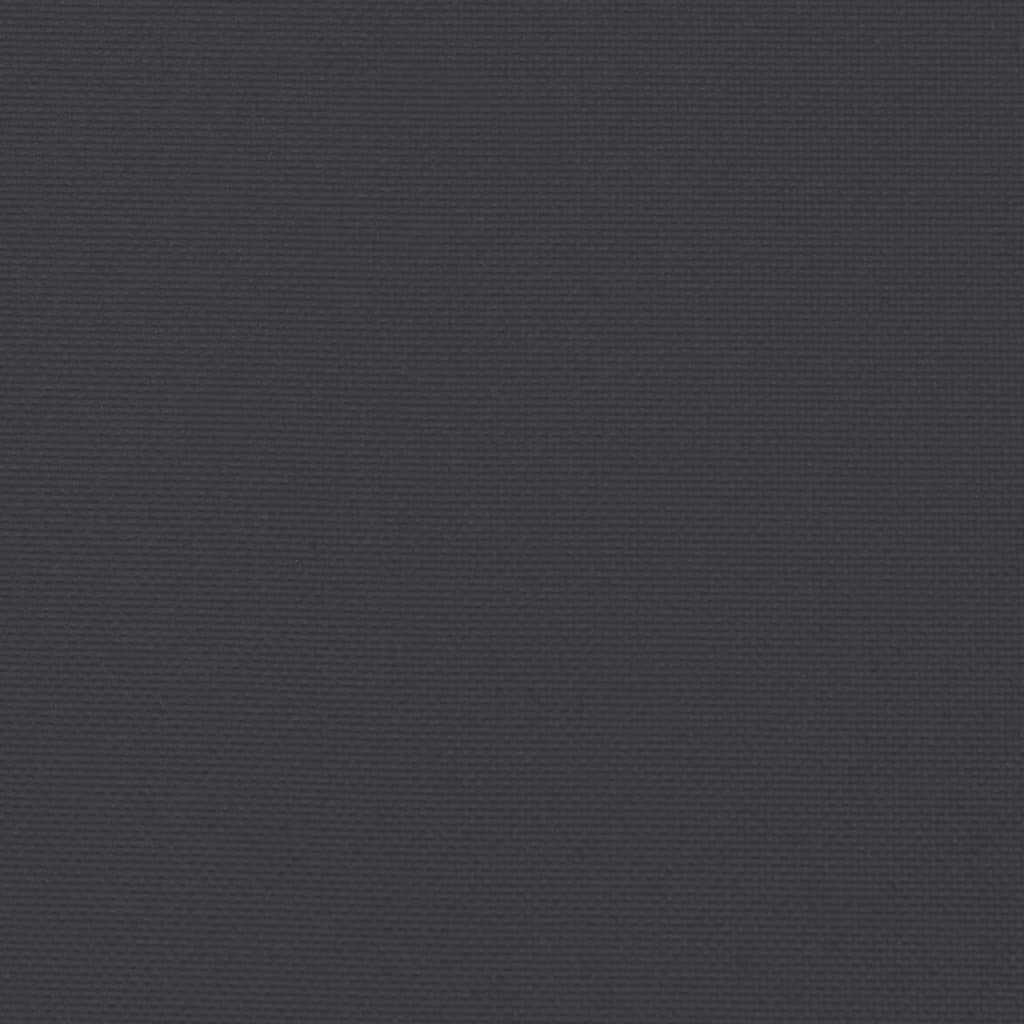 Cuscino per Pallet Nero 70x40x12 cm in Tessuto