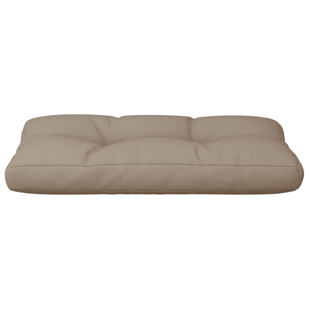 Cuscino per Pallet Tortora 70x40x12 cm in Tessuto
