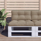 Cuscino per Pallet Tortora 70x40x12 cm in Tessuto