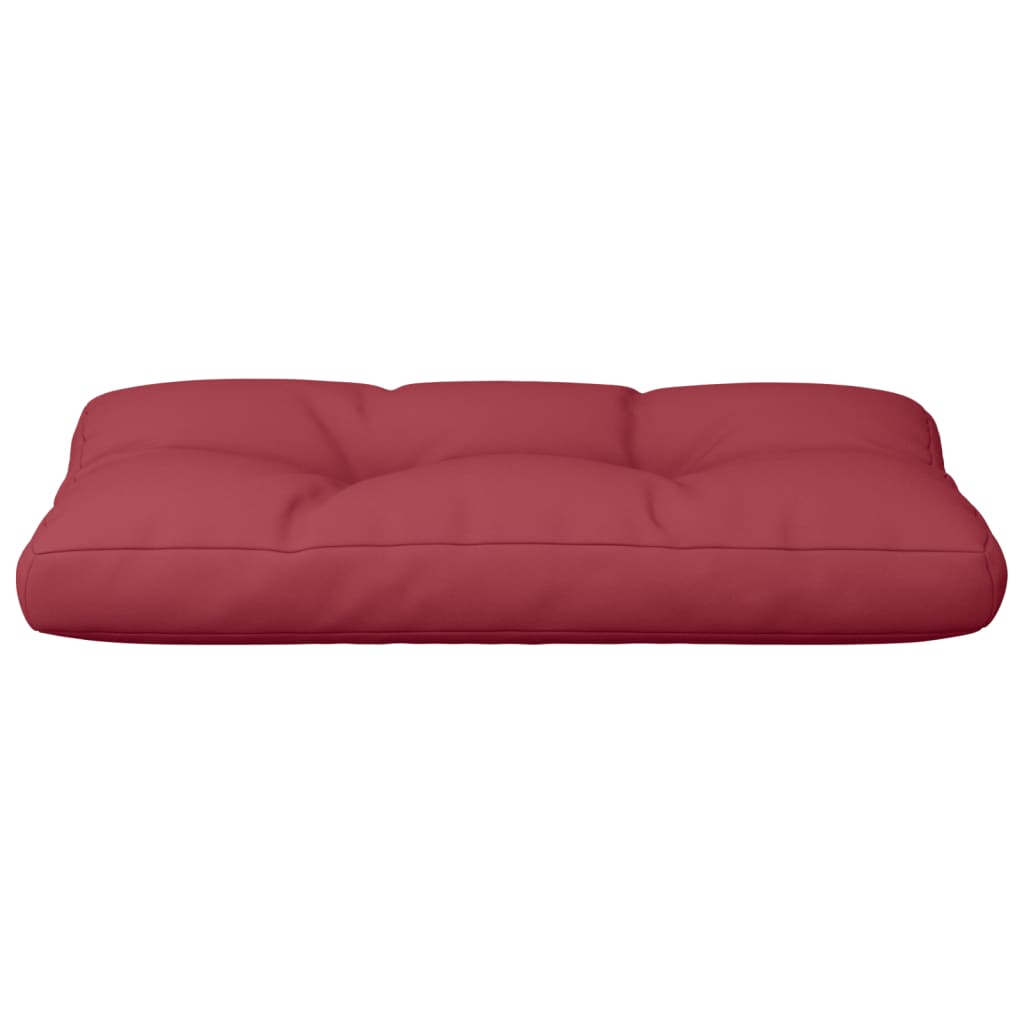 Cuscino per Pallet Rosso Vino 70x40x12 cm in Tessuto