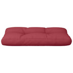 Cuscino per Pallet Rosso Vino 70x40x12 cm in Tessuto