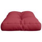 Cuscino per Pallet Rosso Vino 70x40x12 cm in Tessuto