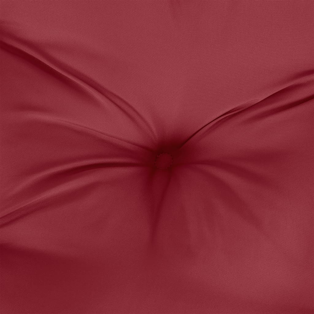 Cuscino per Pallet Rosso Vino 70x40x12 cm in Tessuto