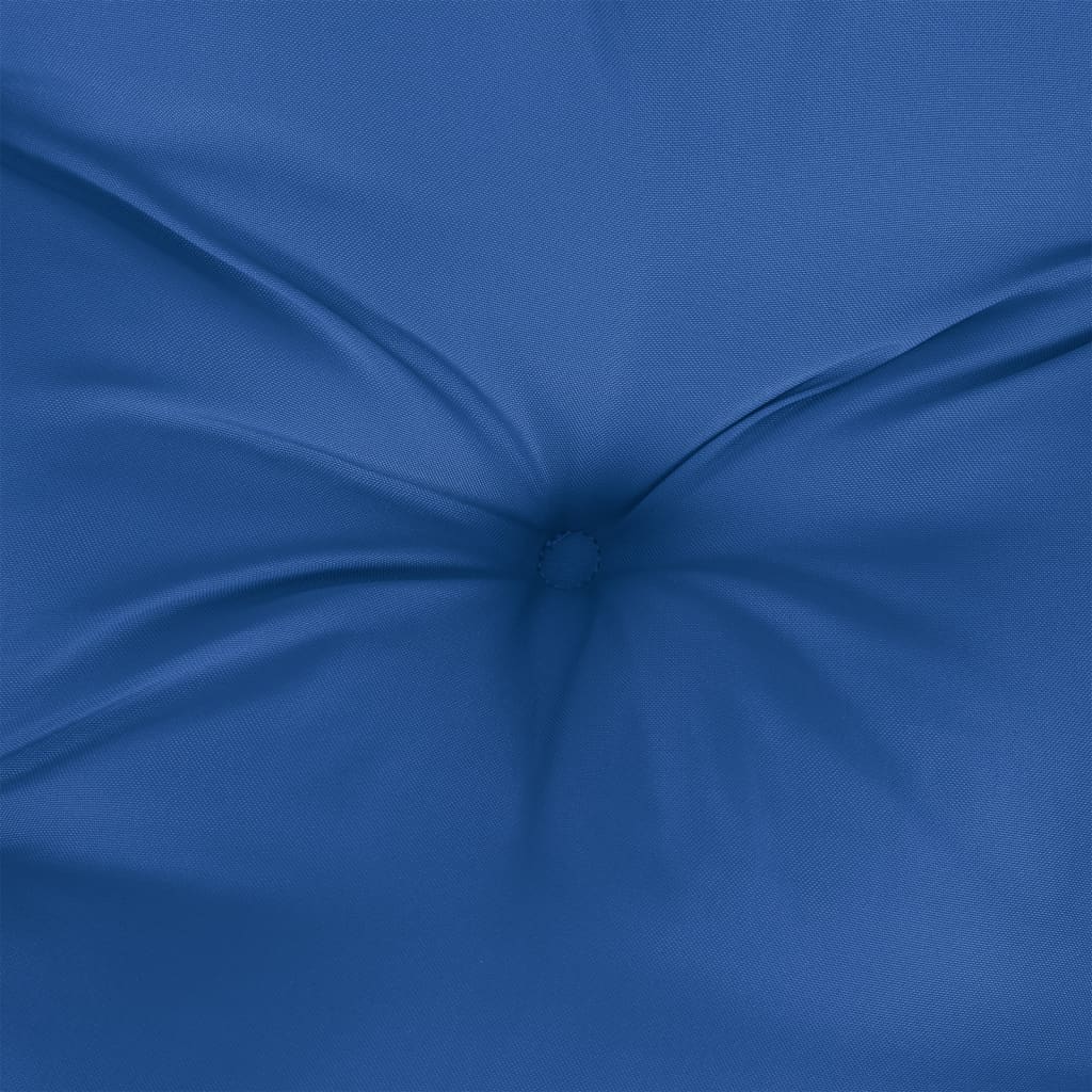 Cuscino per Pallet Blu Reale 70x40x12 cm in Tessuto