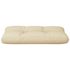 Cuscino per Pallet Beige 80x40x12 cm in Tessuto