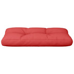 Cuscino per Pallet Rosso 80x40x12 cm in Tessuto