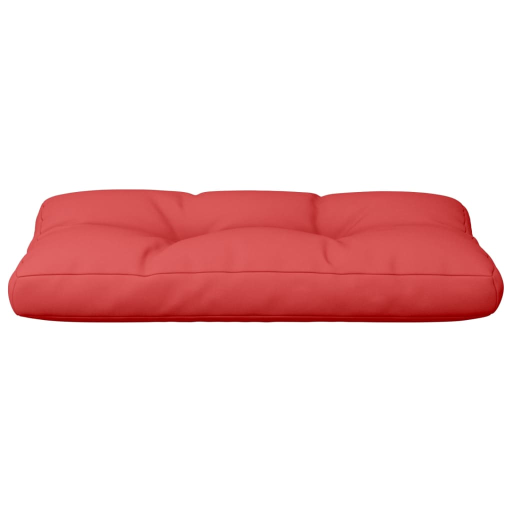 Cuscino per Pallet Rosso 80x40x12 cm in Tessuto