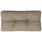 Cuscino per Pallet Tortora 80x40x12 cm in Tessuto