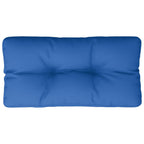Cuscino per Pallet Blu Reale 80x40x12 cm in Tessuto