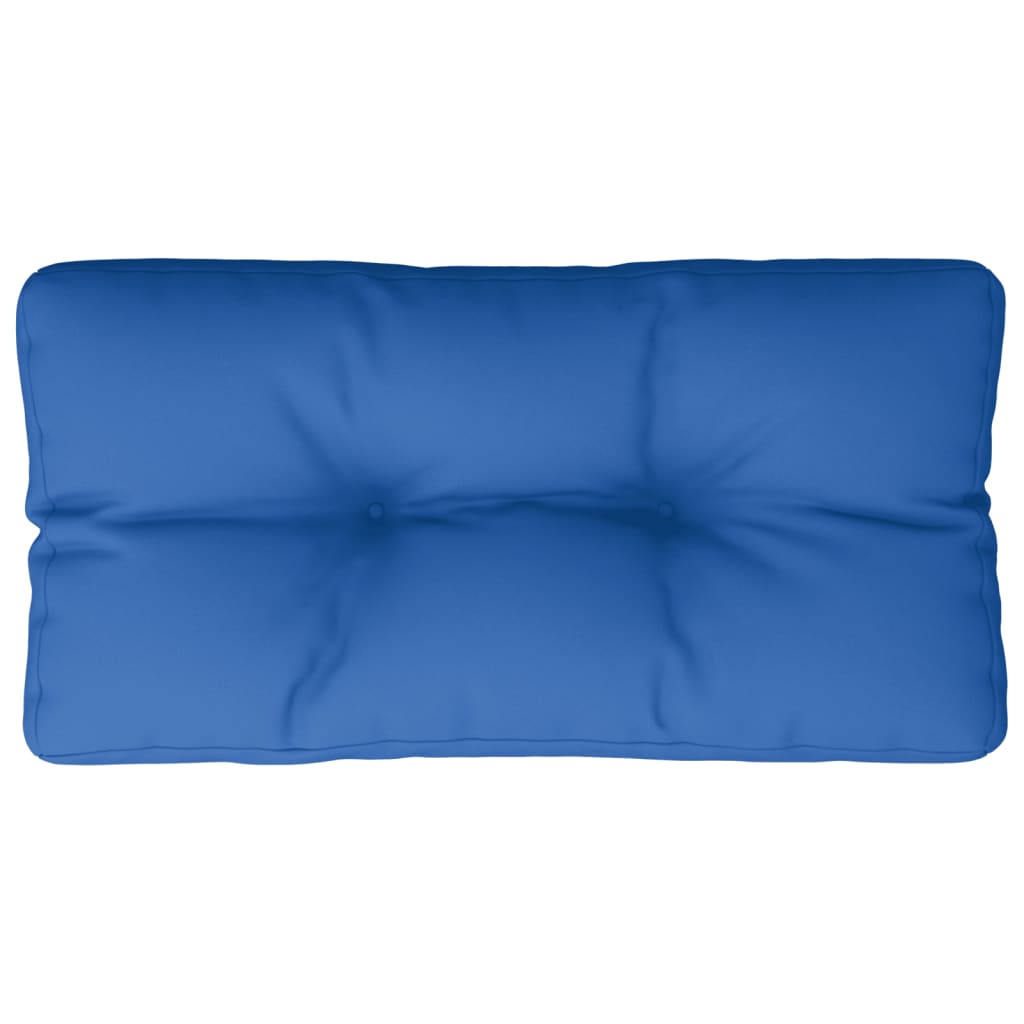 Cuscino per Pallet Blu Reale 80x40x12 cm in Tessuto