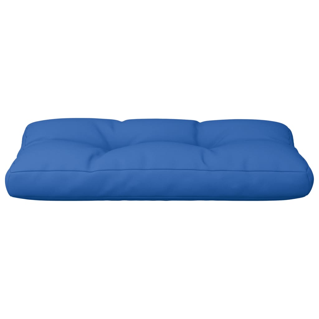 Cuscino per Pallet Blu Reale 80x40x12 cm in Tessuto