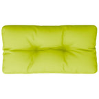 Cuscino per Pallet Verde Brillante 80x40x12 cm in Tessuto