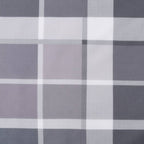 Cuscino per Pallet a Quadri Grigi 80x40x12 cm in Tessuto