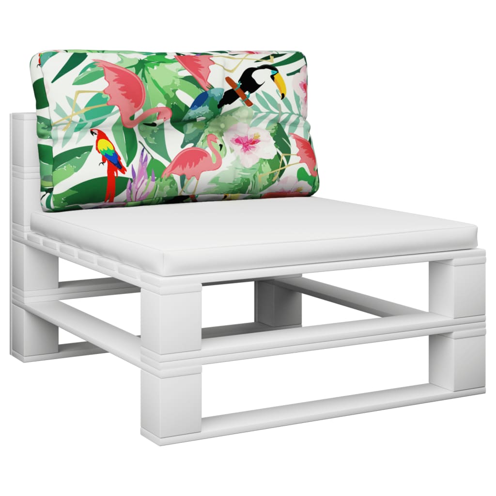 Cuscino per Pallet Multicolore 80x40x12 cm in Tessuto