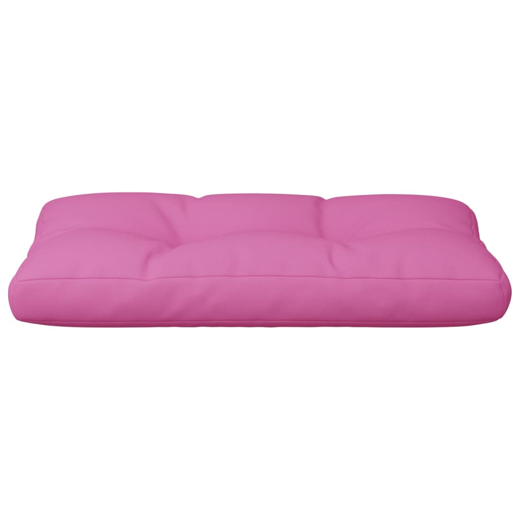 Cuscino per Pallet Rosa 80x40x12 cm in Tessuto