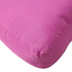 Cuscino per Pallet Rosa 80x40x12 cm in Tessuto