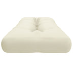 Cuscino per Pallet Crema 120x40x12 cm in Tessuto
