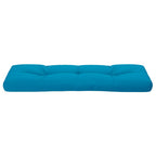 Cuscino per Pallet Blu Chiaro 120x40x12 cm in Tessuto