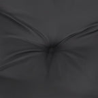 Cuscino per Pallet Nero 120x40x12 cm in Tessuto