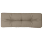 Cuscino per Pallet Tortora 120x40x12 cm in Tessuto