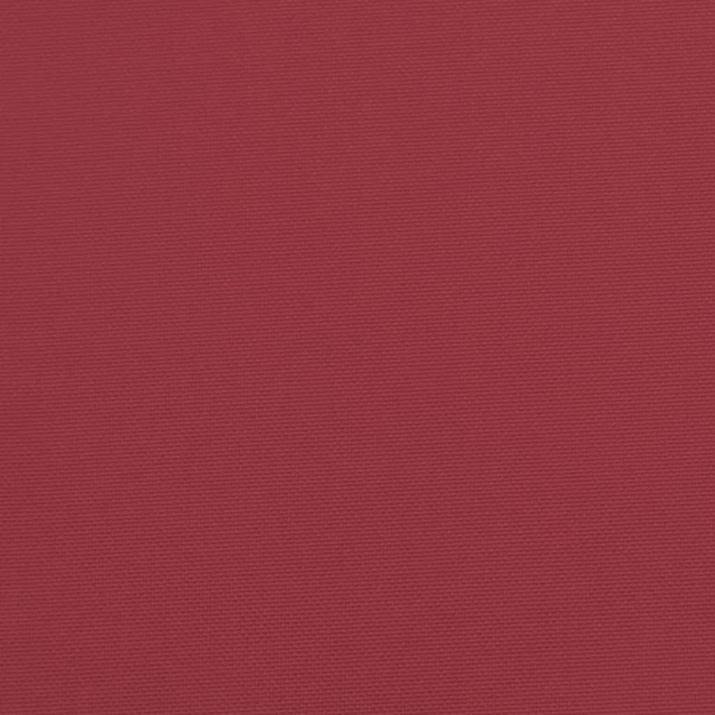 Cuscino per Pallet Rosso Vino 120x40x12 cm in Tessuto